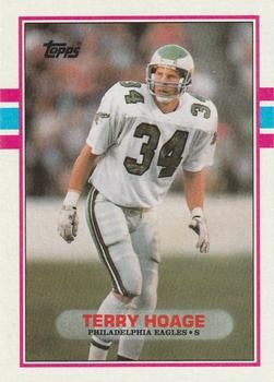 Terry Hoage 1989 Topps #118 Sports Card