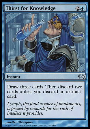 Thirst for Knowledge (Planechase decks) Trading Card