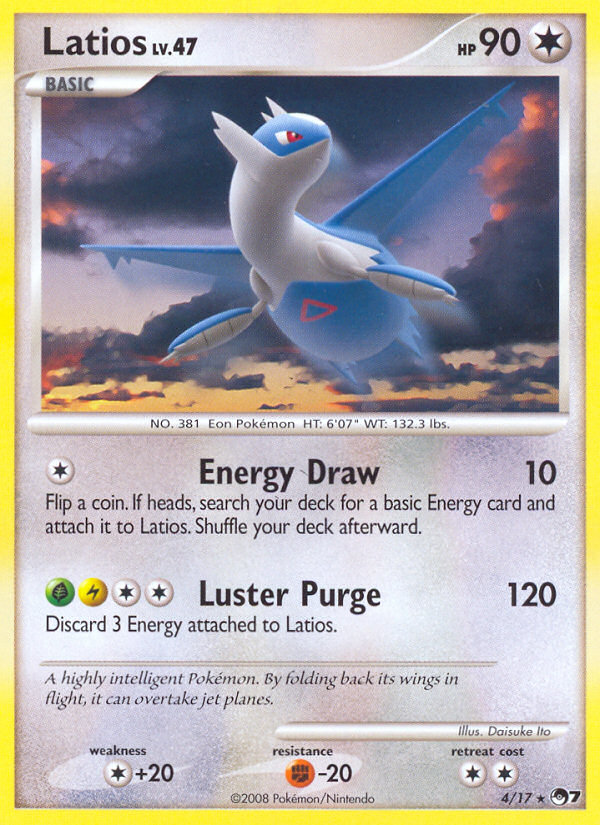 Latios (4/17) - POP Series 7 Pokémon Card