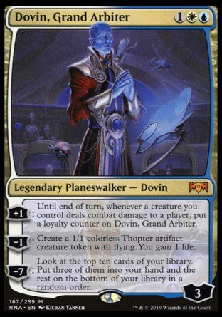 Dovin, Grand Arbiter (Ravnica Allegiance) Trading Card