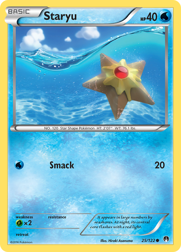 Staryu (25/122) - BREAKpoint Pokémon Card