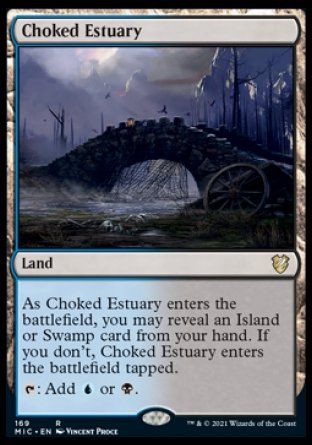 Choked Estuary (Innistrad Midnight Hunt Commander Decks) Trading Card