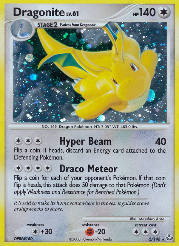 Dragonite (2/146) - Legends Awakened Pokémon Card