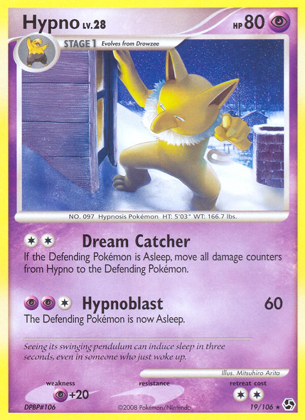 Hypno (19/106) - Great Encounters Pokémon Card