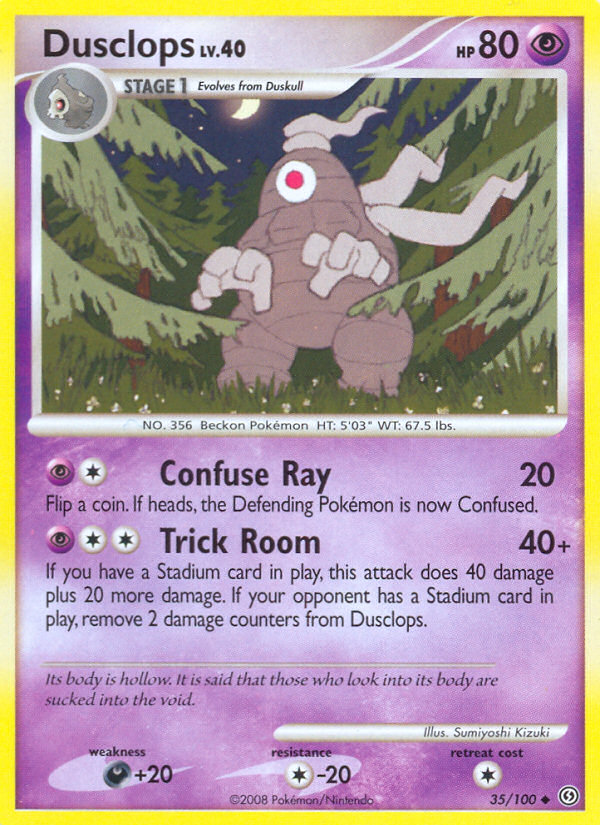 Dusclops (35/100) - Stormfront Pokémon Card