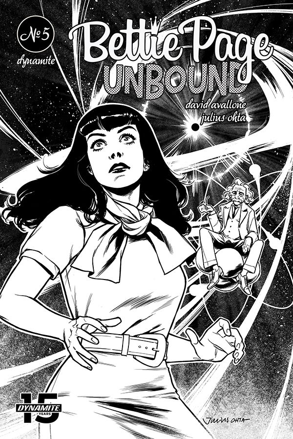 Bettie Page: Unbound #5 (40 Copy Ohta B&w Cover)