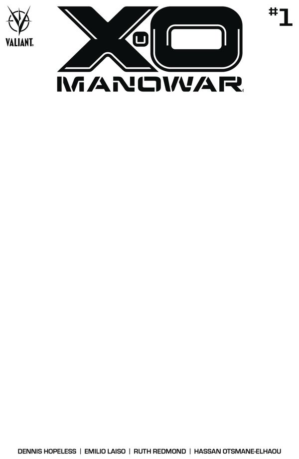 X-O Manowar (2020) #1 (Cover E Blank Variant)