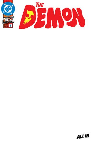 Demon #1 (Cvr F Blank Card Stock Variant)