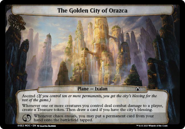 The Golden City of Orazca (March of the Machine Commander Decks) Trading Card