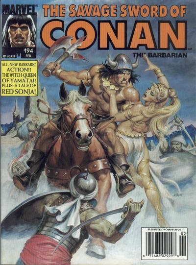 The Savage Sword of Conan #194 Comic