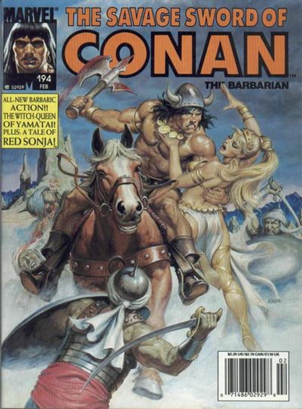 The Savage Sword of Conan #194