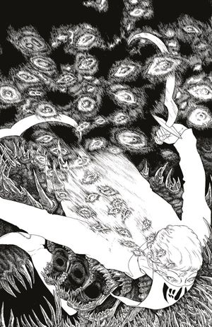 Fall of the House of Slaughter #4 (Cover D 1:10 Jenna Cha Black & White Virgin Variant)