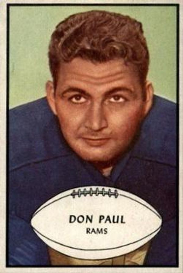 Don Paul 1953 Bowman #47