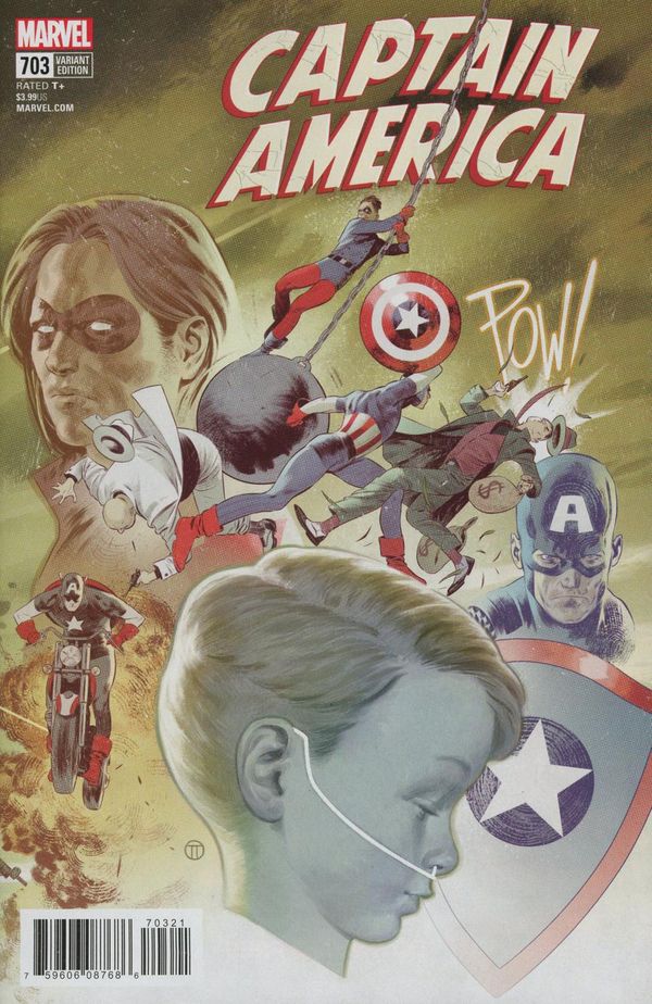 Captain America #703 (Tedesco Connecting Variant)