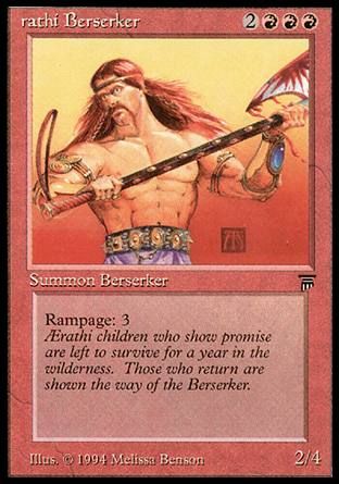 Aerathi Berserker (Legends) Trading Card