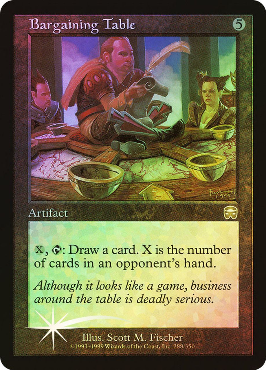 Bargaining Table (Mercadian Masques - Foil) Trading Card