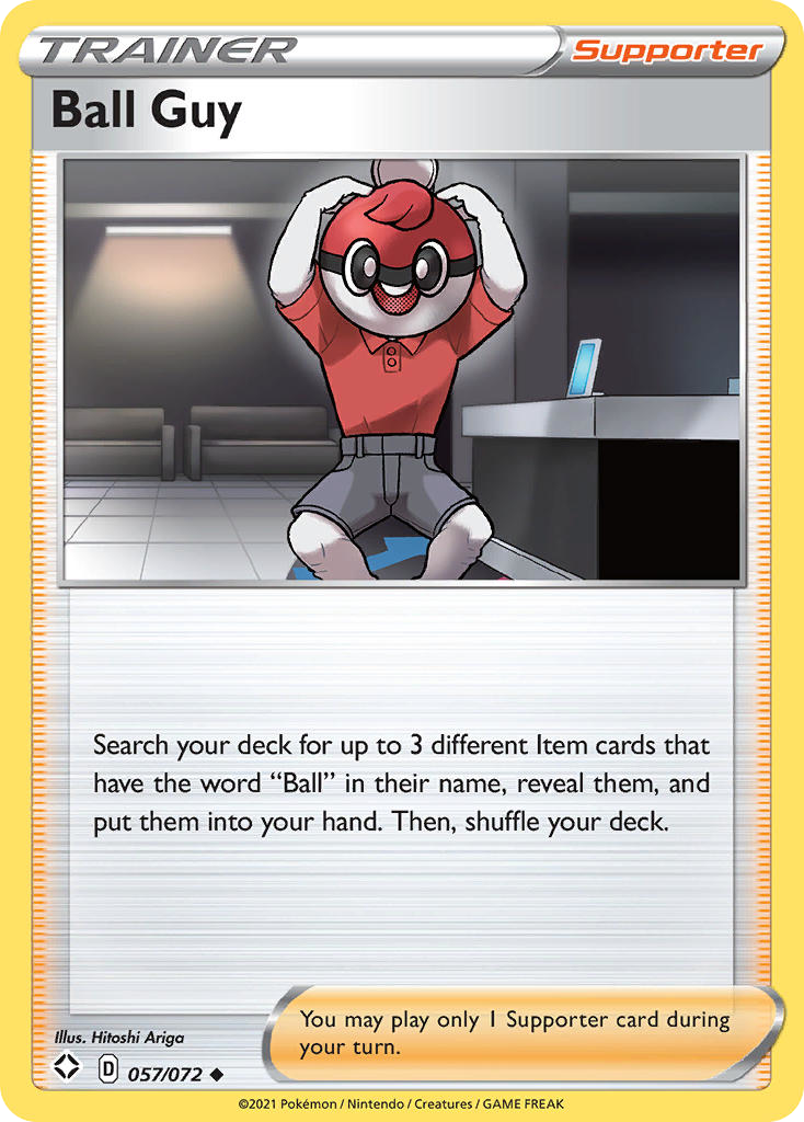 Ball Guy (Trainer: Supporter) (57/72) - Shining Fates Pokémon Card