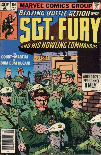 Sgt. Fury and His Howling Commandos #156 Comic