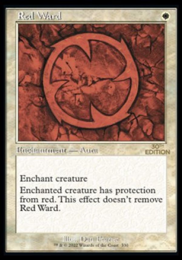 Red Ward (Magic 30th Anniversary Edition - Old Frame)