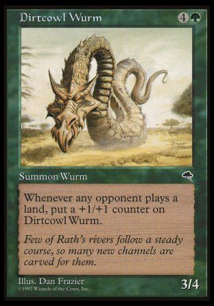 Dirtcowl Wurm (Tempest) Trading Card