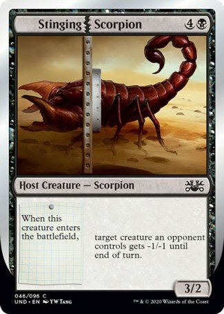 Stinging Scorpion (Unsanctioned) Trading Card