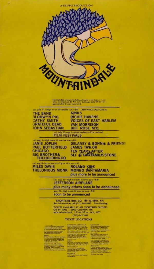 Janis Joplin & Grateful Dead Mountaindale Festival 1970