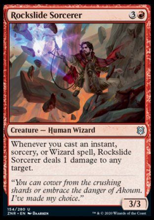 Rockslide Sorcerer (Zendikar Rising) Trading Card