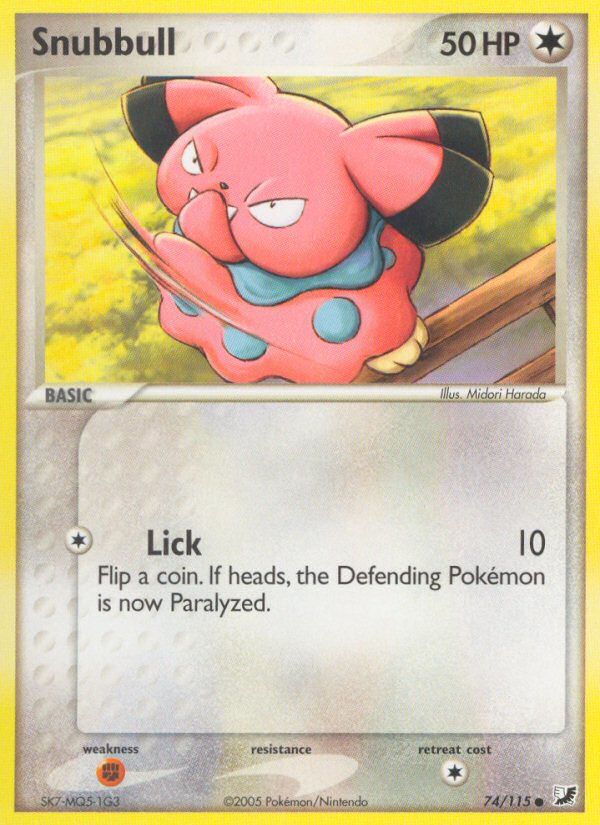 Snubbull (74/115) - Unseen Forces Pokémon Card