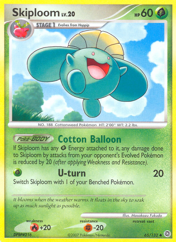 Skiploom (65/132) - Secret Wonders Pokémon Card