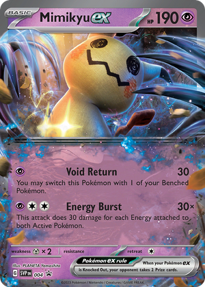 Mimikyu ex (4/148) - Scarlet & Violet Black Star Promos