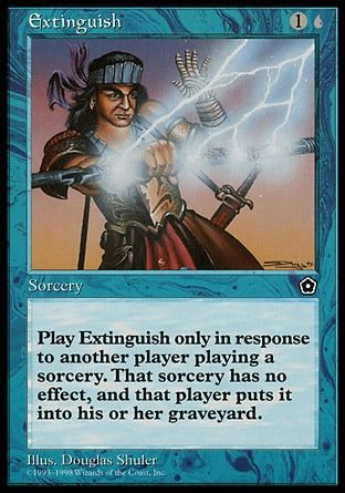 Extinguish (Portal Second Age) Trading Card