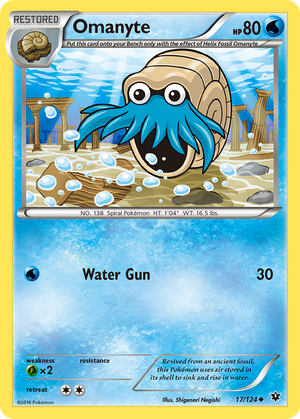 Omanyte (17/124) - Fates Collide