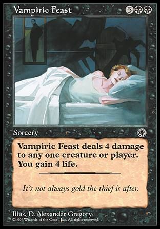 Vampiric Feast (Portal) Trading Card