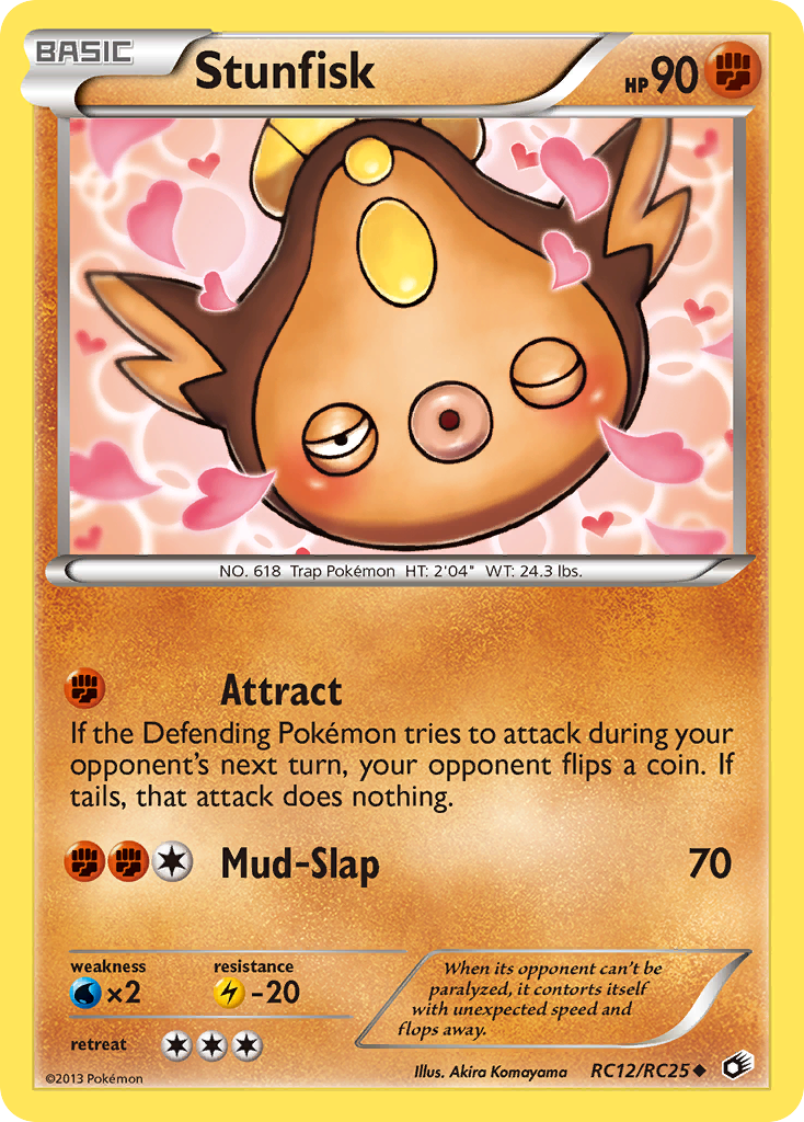 Stunfisk (RC12) - Legendary Treasures Pokémon Card