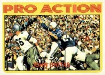 Johnny Unitas 1972 Topps #251 Sports Card