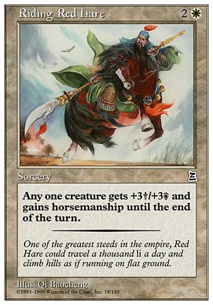 Riding Red Hare (Portal Three Kingdoms) Trading Card