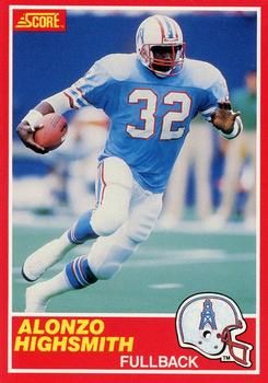 Alonzo Highsmith 1989 Score #186 Sports Card