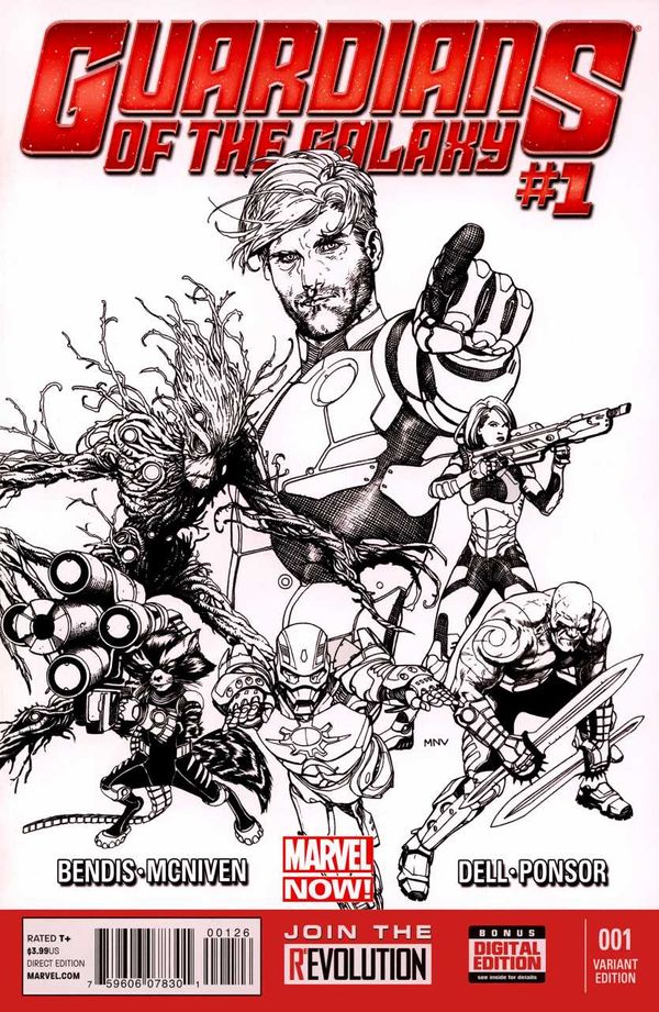 Guardians of the Galaxy #1 (McNiven Sketch Cover)