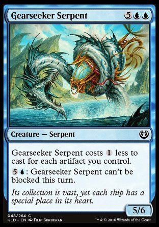 Gearseeker Serpent (Kaladesh) Trading Card