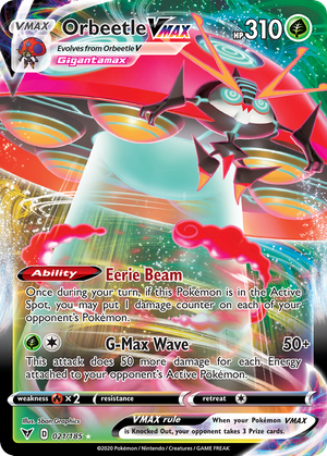 Orbeetle VMAX (21/185) - Vivid Voltage