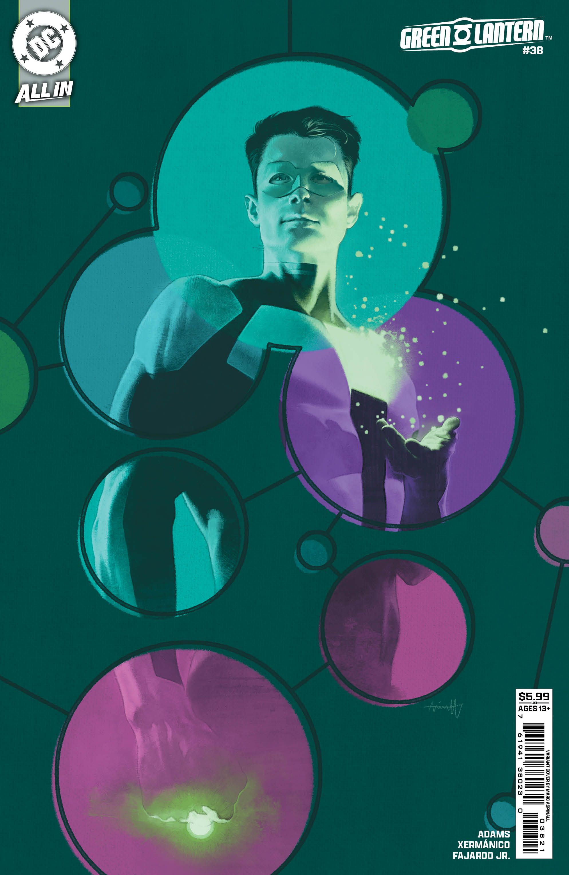 Green Lantern #38 (Cvr B Marc Aspinall Card Stock Variant) Comic
