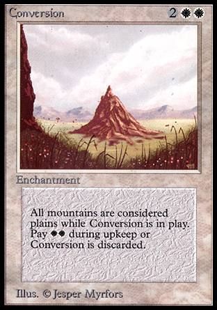 Conversion (Alpha) Trading Card