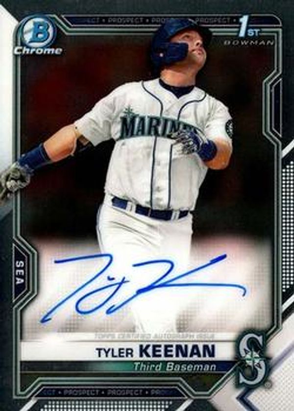 Tyler Keenan 2021 Bowman Chrome - Prospect Autographs Baseball #CPA-TK