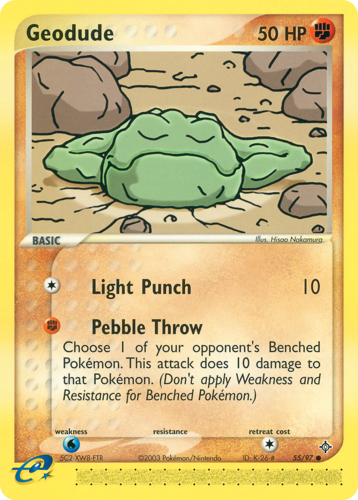 Geodude (55/97) - Dragon Pokémon Card