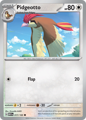 Pidgeotto (17/165) - 151