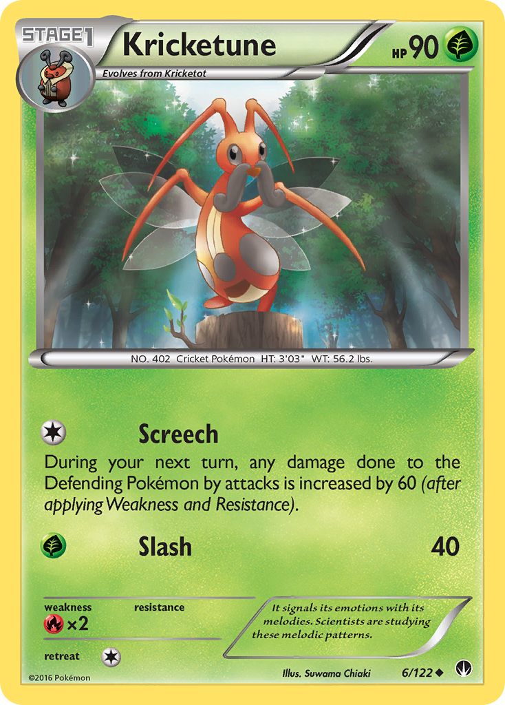 Kricketune (6/122) - BREAKpoint Pokémon Card