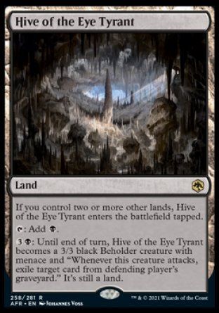 Hive of the Eye Tyrant (Dungeons & Dragons: Adventures in the Forgotten Realms) Trading Card