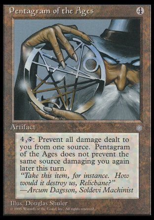 Pentagram of the Ages (Ice Age) Trading Card