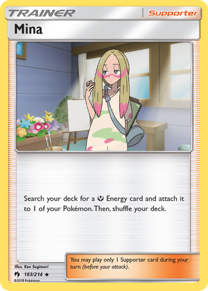 Mina (Trainer: Supporter) (183/214) - Lost Thunder