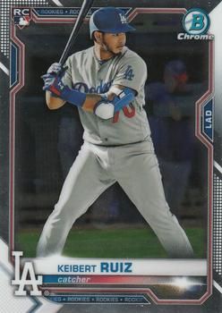 Keibert Ruiz 2021 Bowman Chrome Baseball #70 Sports Card